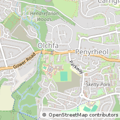 Map of Swansea