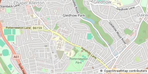 Map of Leeds
