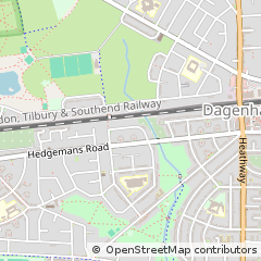 Map of Dagengham
