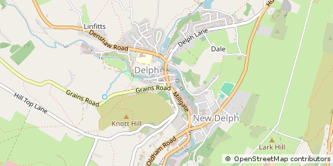Map of Oldham