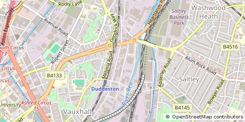Map of Birmingham