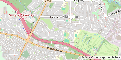 Map of Manchester