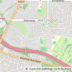 Map of Manchester