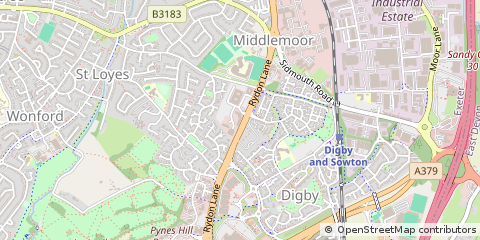 Map of Poole, Dorset