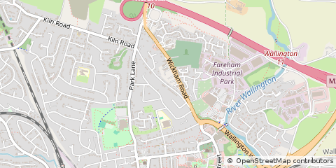 Map of Fareham, Hampshire