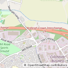 Map of Colchester, Essex