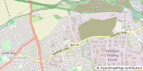 Map of Kingswinford, West Midlands