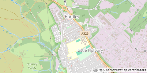 Map of Southampton, Hampshire