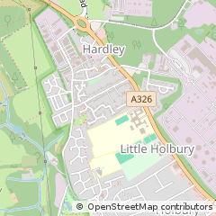 Map of Southampton, Hampshire