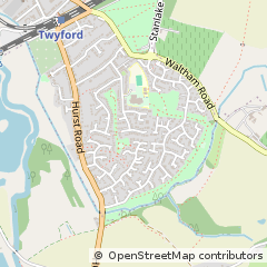 Map of Twyford, Berkshire