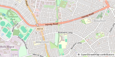 Map of Derby