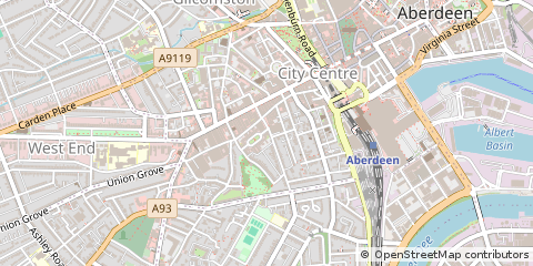 Map of Aberdeen