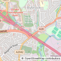 Map of Ashford, Kent