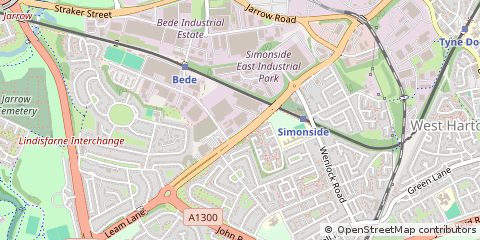 Map of South Shields