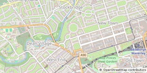 Map of Edinburgh