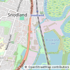 Map of Snodland, Kent