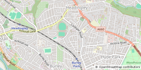 Map of Leeds