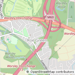 Map of Worsley, Manchester
