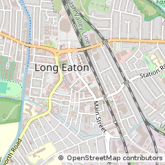 Map of Nottingham, Nottinghamshire