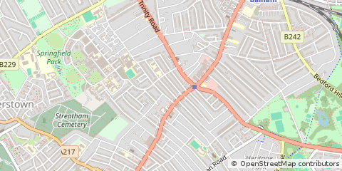 Map of London, Hertfordshire