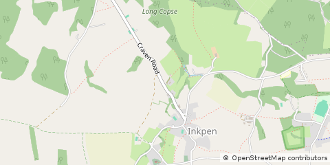 Map of Hungerford, Berkshire