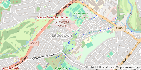 Map of Bournemouth
