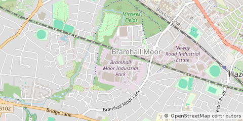Map of Stockport, Cheshire