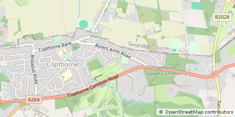 Map of Crawley, West Sussex