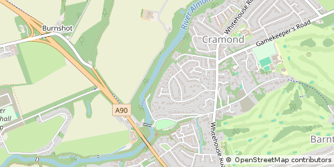 Map of Edinburgh, Midlothian