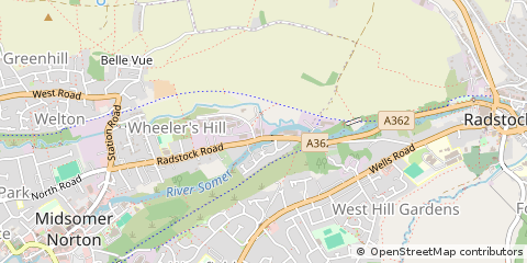 Map of Radstock