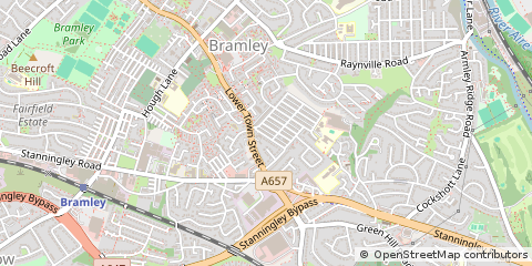 Map of Leeds