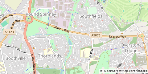 Map of Northampton