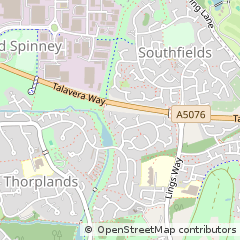 Map of Northampton