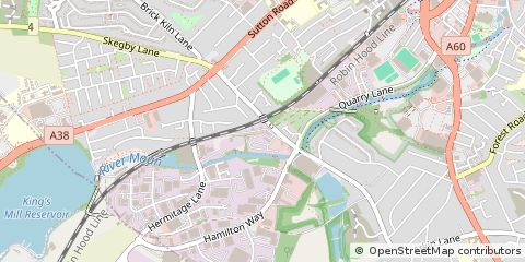 Map of Mansfield