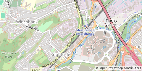 Map of Sheffield