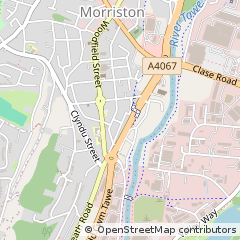Map of Swansea