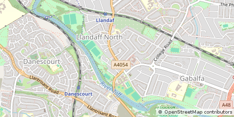 Map of Cardiff