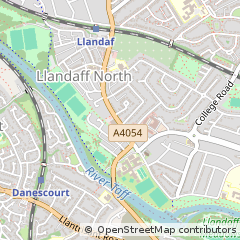 Map of Cardiff