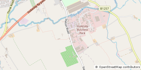 Map of Middlesbrough, Cleveland