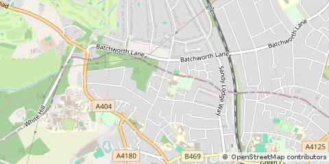 Map of Northwood