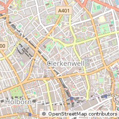 Map of Farringdon, London