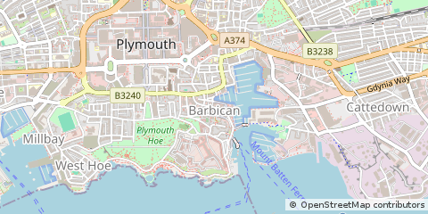 Map of Plymouth