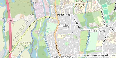 Map of Uxbridge