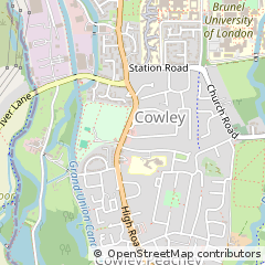 Map of Uxbridge