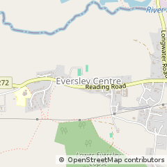 Map of Eversley, Hampshire