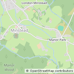 Map of Lyndhurst, Hampshire