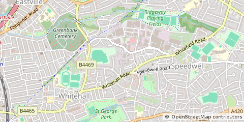 Map of Bristol