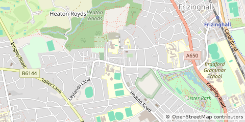 Map of Bradford