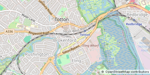 Map of Southampton