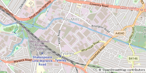Map of Birmingham